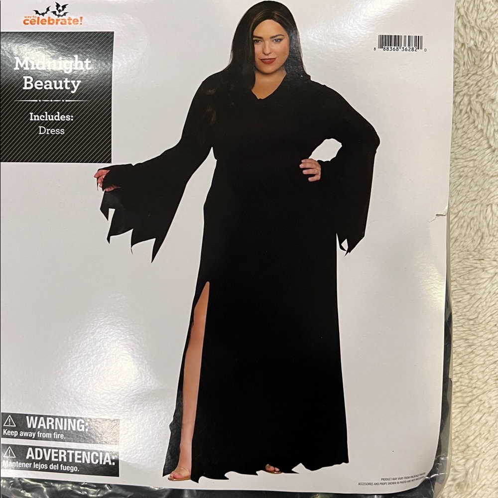 Midnight Beauty Morticia Addams Dress 3X ( 24/26)